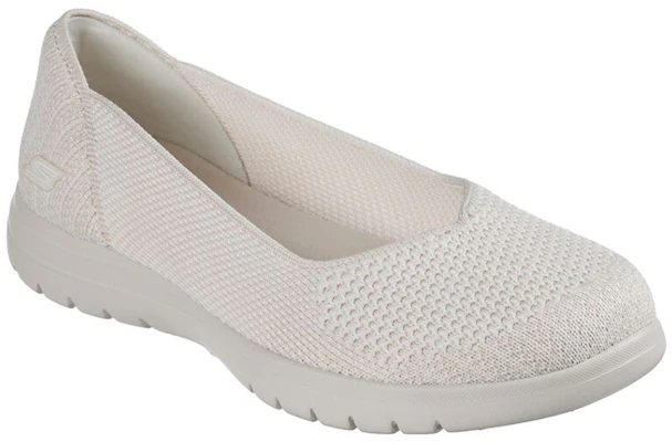 (Women) Skechers On-the-Go 'White Slip-On' 136398-NAT Lookbook (Women) Skechers On-the-Go 'White Slip-On' 136398-NAT