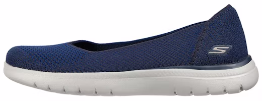 (Women) Skechers On-the-go Blue 'Comfort Breathable Slip-On Casual' 136398-NVY (Women) Skechers On-the-go Blue 'Comfort Breathable Slip-On Casual' 136398-NVY