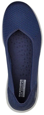 Skechers On-the-go 舒適透氣一腳蹬運動休閒鞋 女款 藍 Lookbook Skechers On-the-go 舒適透氣一腳蹬運動休閒鞋 女款 藍