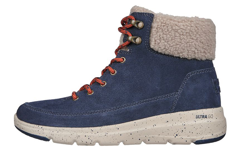 (W) Skechers On-The-Go Boots 'Blue Snow'