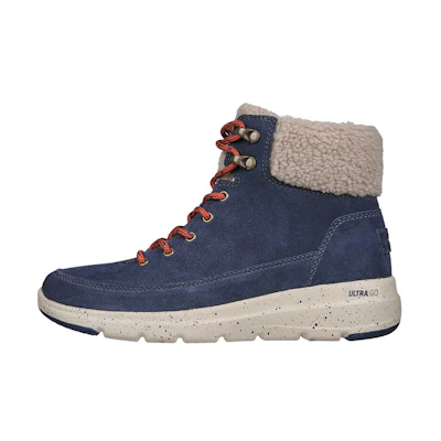 (W) Skechers On-The-Go Boots 'Blue Snow'