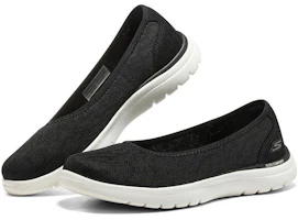 Lookbook (W) Skechers On-The-Go Dreamy 'Hitam dan Putih' 136427-BKW