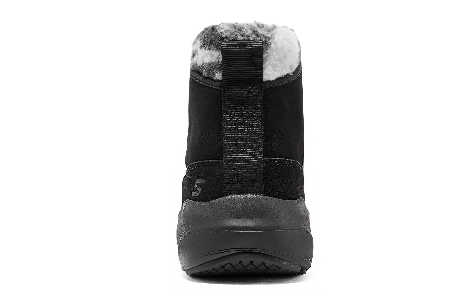 Shop (W) Skechers On-The-Go Elevate 'Hitam Kelabu Fleece' 144526-BKGY