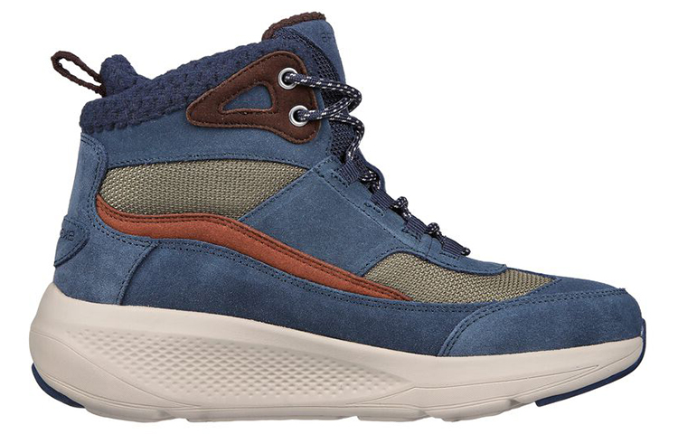 Order (W) Skechers On-The-Go Elevate 'Biru Tinggi-Atas' 144524-NVY