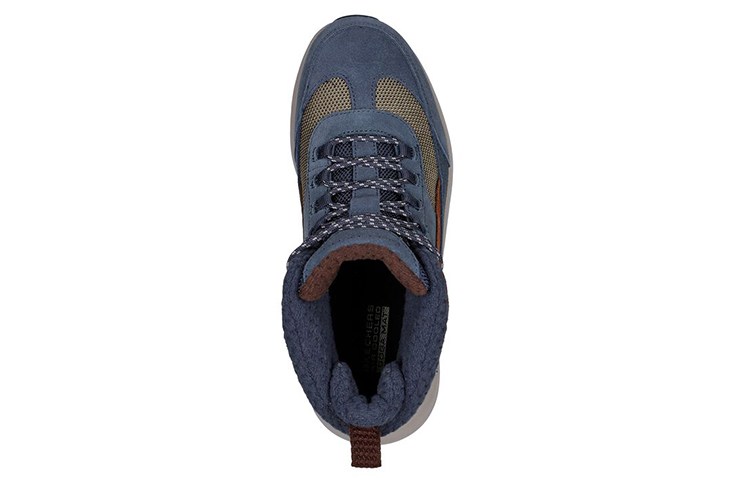 Shop (W) Skechers On-The-Go Elevate 'Biru Tinggi-Atas' 144524-NVY