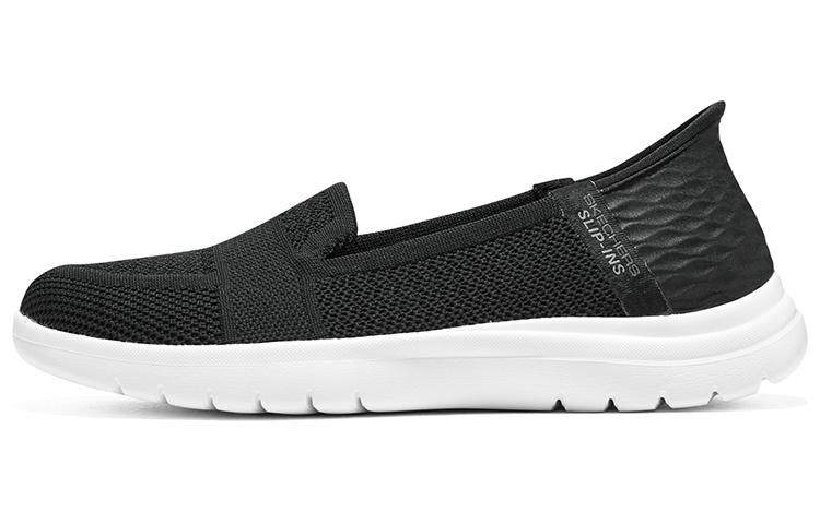 (Women) Skechers On-The-Go Flex-Serene Slip-Ins 'Black White' 136541-BKW