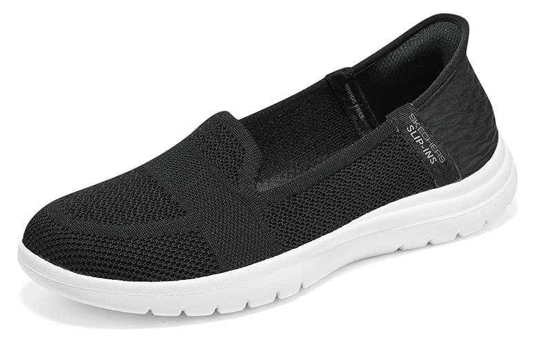 Lookbook (W) Skechers On-The-Go Flex-Serene Slip-Ins ''Zwart Wit'' 136541-BKW