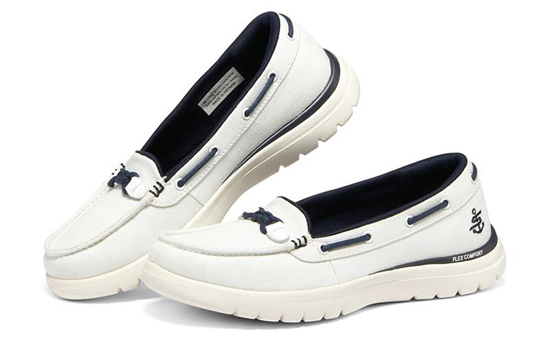 Lookbook (Women) Skechers On-The-Go Flex 'White Blue' 136477-WNV
