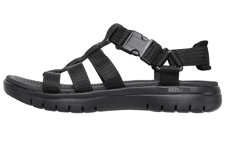 (Women) Skechers On-The-Go Flex Sandal 'Escape All Black' 140315-BBK