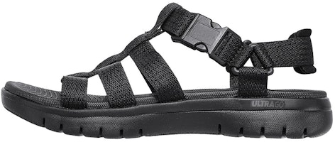 (Women) Skechers On-The-Go Flex Sandal 'Escape All Black' 140315-BBK (Women) Skechers On-The-Go Flex Sandal 'Escape All Black' 140315-BBK