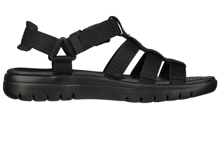 Order (Women) Skechers On-The-Go Flex Sandal 'Escape All Black' 140315-BBK