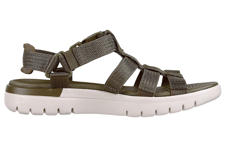 Order (Women) Skechers On-The-Go Flex Sandal 'Escape Olive' 140315-OLV