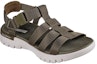 Lookbook (W) Skechers On-The-Go Flex Sandal 'Escape Olive' Lelaki & Wanita 140315-OLV