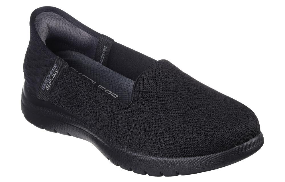 Lookbook (W) Skechers On-The-Go Flex 一脚蹬 '纯黑' 人字拖鞋 136542-BBK