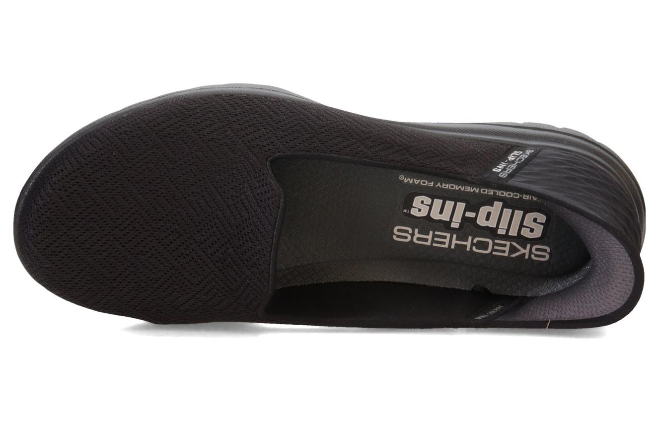 Shop (W) Skechers On-The-Go Flex 一脚蹬 '纯黑' 人字拖鞋 136542-BBK