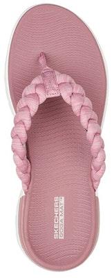 (Women) Skechers On-The-Go Flip-Flops 'White Pink' 140283-PNK Shop (Women) Skechers On-The-Go Flip-Flops 'White Pink' 140283-PNK