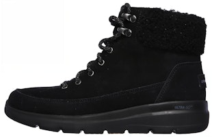 (Women) Skechers On-the-go Glacial Ultra-Woodlands 'Black Mid-Top Snow Boot' 16677-BBK Buy (Women) Skechers On-the-go Glacial Ultra-Woodlands 'Black Mid-Top Snow Boot' 16677-BBK