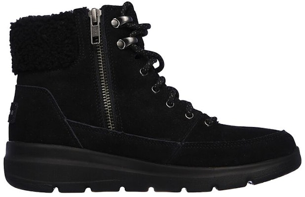 (Women) Skechers On-the-go Glacial Ultra-Woodlands 'Black Mid-Top Snow Boot' 16677-BBK Order (Women) Skechers On-the-go Glacial Ultra-Woodlands 'Black Mid-Top Snow Boot' 16677-BBK