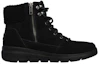 Order (Women) Skechers On-the-go Glacial Ultra-Woodlands 'Black Mid-Top Snow Boot' 16677-BBK