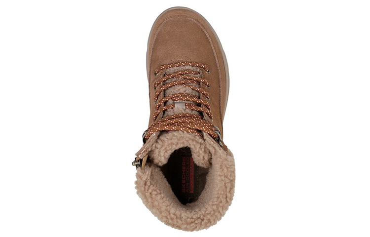 Lookbook (Women) Skechers On-the-go Glacial Ultra-Woodlands 'Brown Mid-Top Snow Boot' 16677-BRN