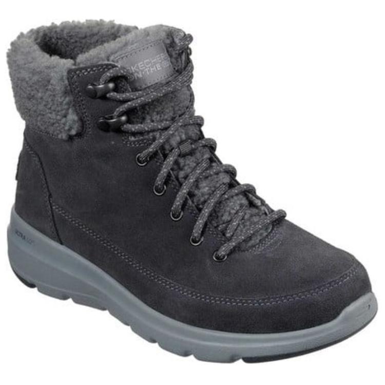 Lookbook (W) Skechers On-the-go Glacial Ultra-Woodlands ''Donkergrijs'' 16677-CHAR