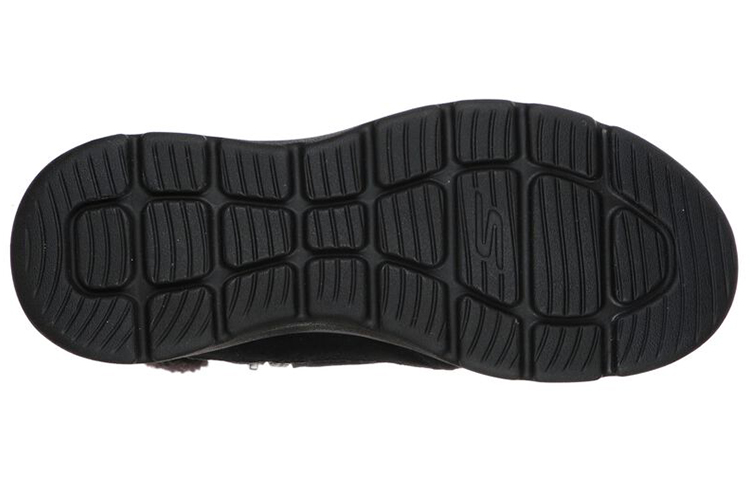 Shop (Women) Skechers On-the-go Glacial Ultra-Woodlands 'Black Mid-Top Snow Boot' 16677-BBK