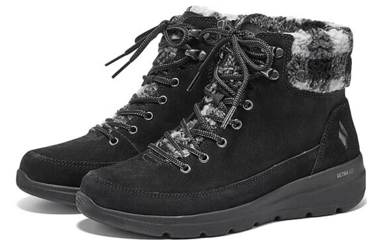 Lookbook (W) Skechers On-the-GO Glacial Ultra - Timber 'Hitam Putih' 144672-BKGY