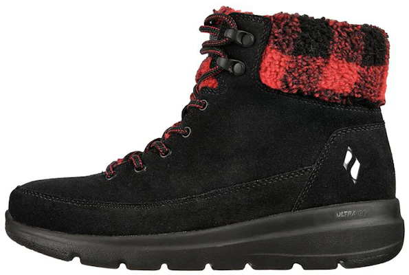 (W) Skechers On-the-Go Glacial Ultra 'Negro Rojo Madera' 144166-BKRD Buy (W) Skechers On-the-Go Glacial Ultra 'Negro Rojo Madera' 144166-BKRD