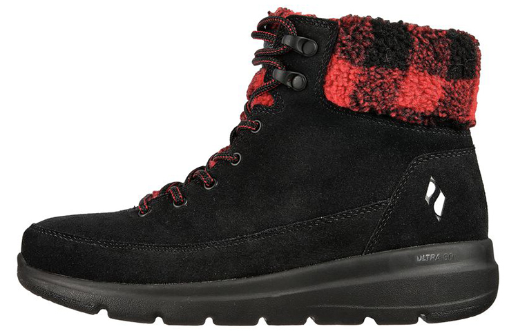 (Women) Skechers On-the-Go Glacial Ultra 'Timber Black Red' 144166-BKRD