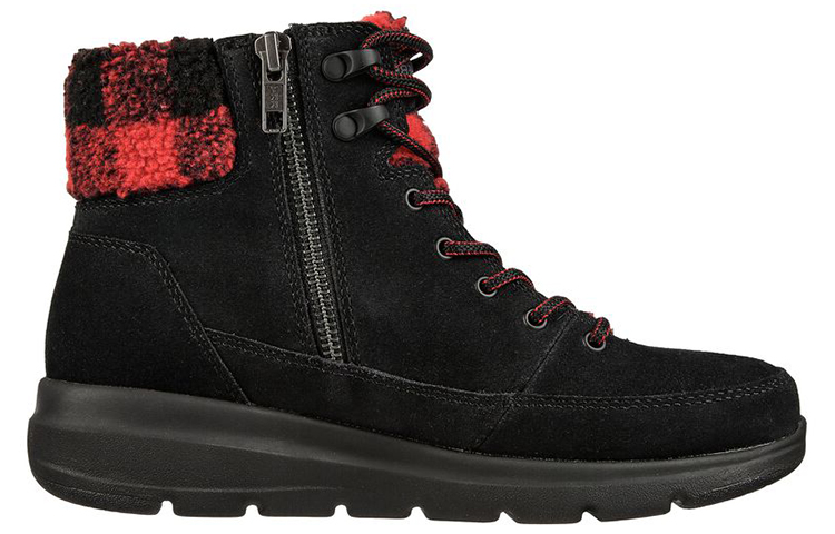 Order (W) Skechers On-the-Go Glacial Ultra 'Negro Rojo Madera' 144166-BKRD