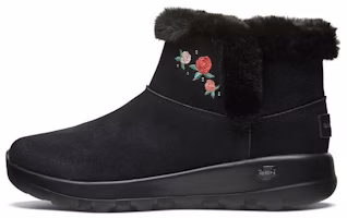 (Women) Skechers On-The-Go Joy 'Black Faux Fur' 16607-BBK (Women) Skechers On-The-Go Joy 'Black Faux Fur' 16607-BBK