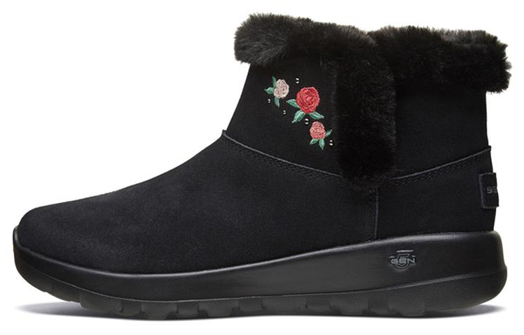 (Women) Skechers On-The-Go Joy 'Black Faux Fur' 16607-BBK