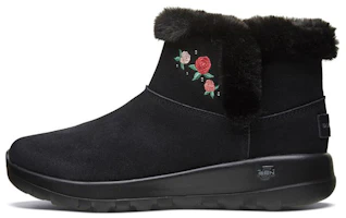 (Women) Skechers On-The-Go Joy 'Black Faux Fur' 16607-BBK (Women) Skechers On-The-Go Joy 'Black Faux Fur' 16607-BBK