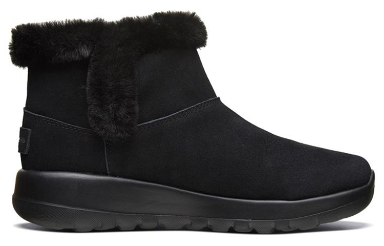 Order (Women) Skechers On-The-Go Joy 'Black Faux Fur' 16607-BBK
