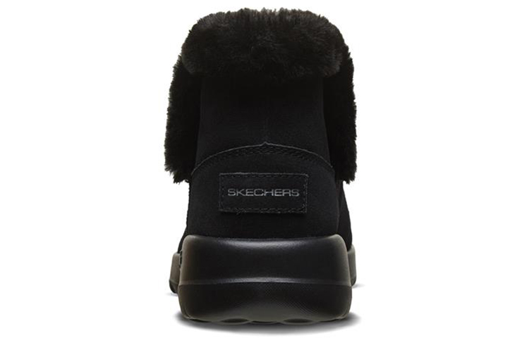 Shop (Women) Skechers On-The-Go Joy 'Black Faux Fur' 16607-BBK