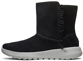 (Women) Skechers On-The-Go Joy 'Black Grey Fur Lined' 15525-BLK (Women) Skechers On-The-Go Joy 'Black Grey Fur Lined' 15525-BLK