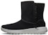 (W) Skechers On-The-Go Joy 'Berbulu Hitam Kelabu' 15525-BLK