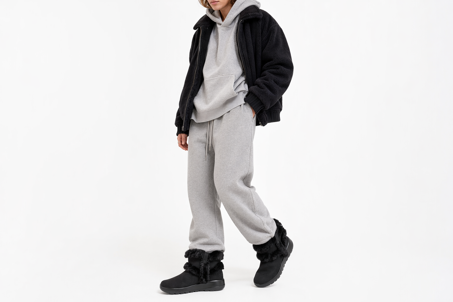 Order Skechers On-the-Go Joy 高筒加絨短靴 女款 黑色