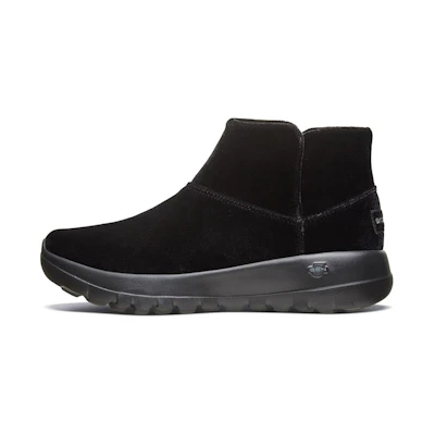 (W) Skechers On-The-Go Joy 'Black Slip-On Boot'