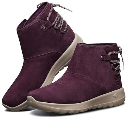 (W) Skechers On-The-Go Joy 'Burgundy' Kasut Perempuan 15505-BURG Lookbook (W) Skechers On-The-Go Joy 'Burgundy' Kasut Perempuan 15505-BURG