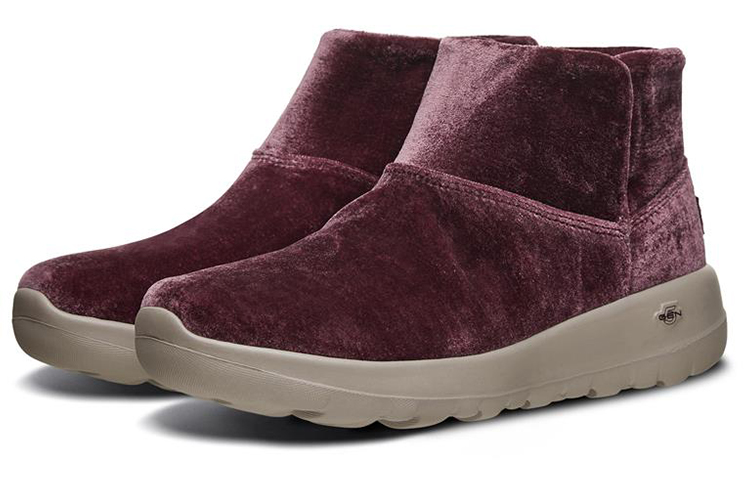 Lookbook (W) Skechers On-The-Go Joy 'Burgundy Boot Slip-On' 15509-BURG
