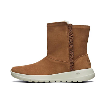 (W) Skechers On-The-Go Joy 'Chestnut Faux Fur'