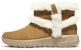 (W) Skechers On-the-Go Joy 'But Fleece Bertapak Tinggi Coklat Chestnut' 144043-CSNT