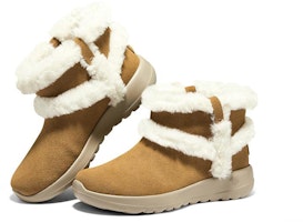 (W) Skechers On-the-Go Joy 'But Fleece Bertapak Tinggi Coklat Chestnut' 144043-CSNT Lookbook (W) Skechers On-the-Go Joy 'But Fleece Bertapak Tinggi Coklat Chestnut' 144043-CSNT