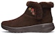(W) Skechers On-The-Go Joy 'Coklat Bulu Tiruan' 16607-CHOC