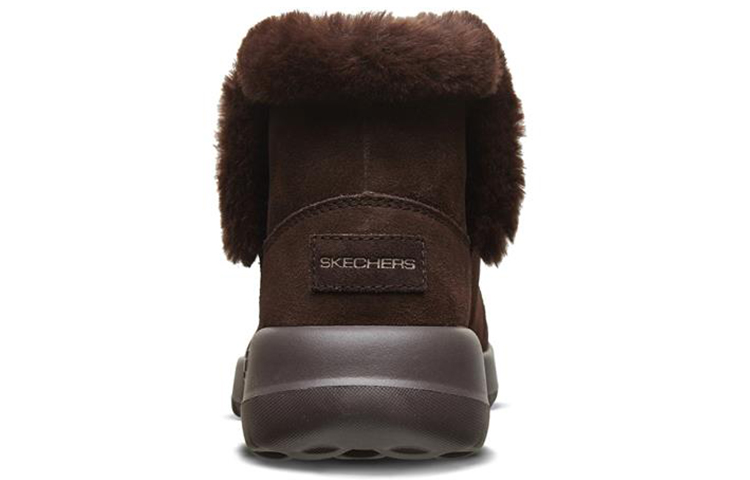 Shop (Women) Skechers On-The-Go Joy 'Chocolate Faux Fur' 16607-CHOC