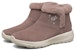 (W) Skechers On-The-Go Joy 'Lilac Snowboot' But Kulit Lembut Kelabu 144000-LIL