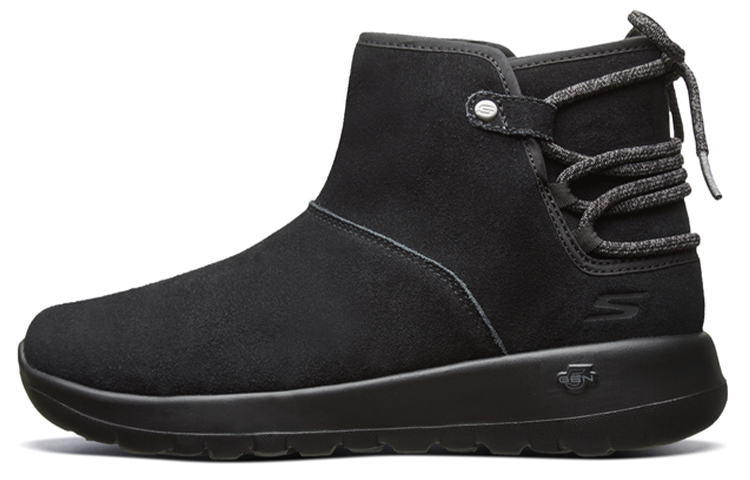 (Women) Skechers On-The-Go Joy 'Outdoor Casual Snow Boot Black' 15505-BBK