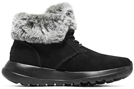 Lookbook (W) Skechers On-the-Go Joy Boots 'Hitam Abu' 144042-BKGY