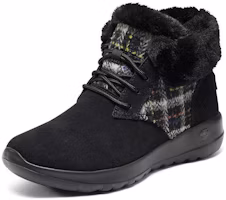 Lookbook (Women) Skechers On-the-Go Joy Boots 'Black White Red' 144120-BKGY